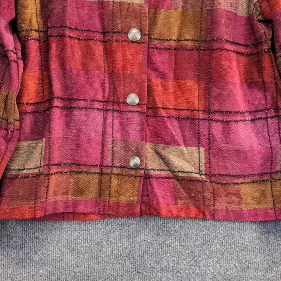 Christopher & Banks Women's Button Up Jacket Multicolor XL Long Sleeve - Picture 4 of 13